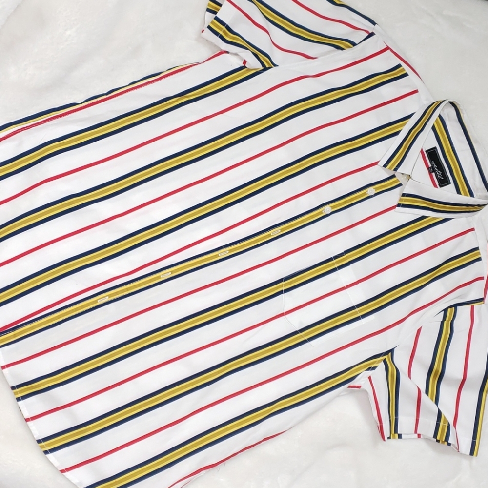 Stripe button up shirt